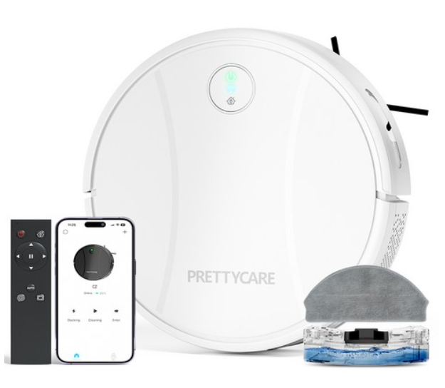 프리티케어 스마트 물걸레 로봇청소기 흰색
